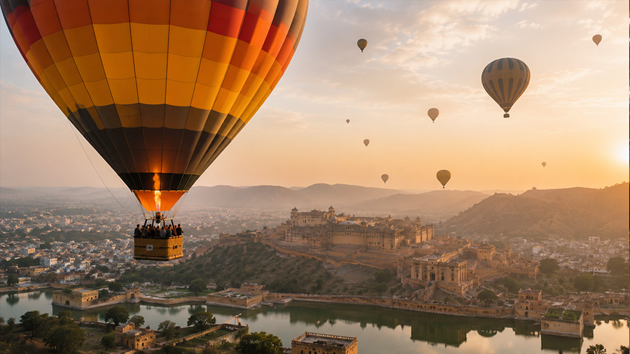 Hot Air Balloon Rides in India | Luxury Balloon Safari Experiences