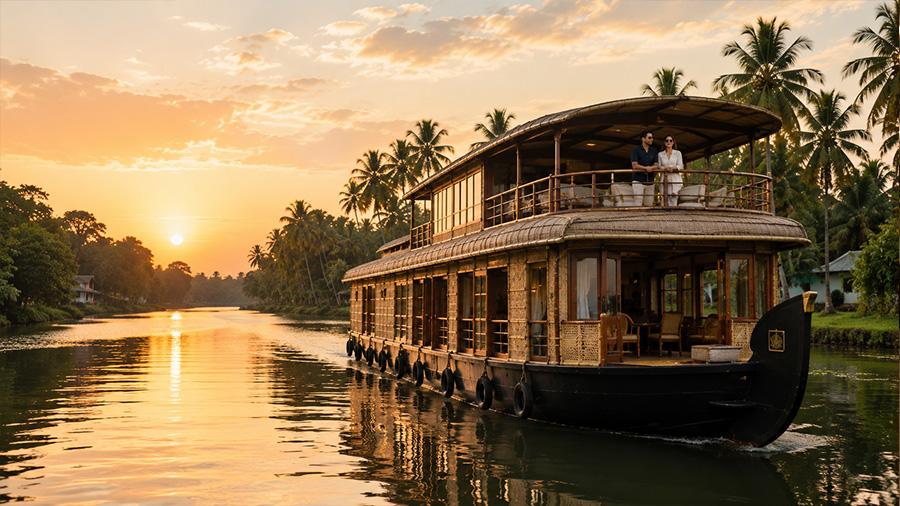 Luxury Houseboat Cruises in Kerala | Private Backwater Cruises