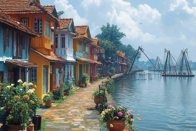 Golden Triangle with Kerala Backwaters Tour Package