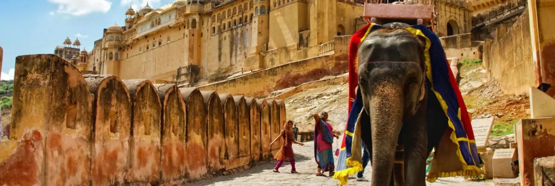 Golden Triangle Tour with Elephant Ride at Amber Fort